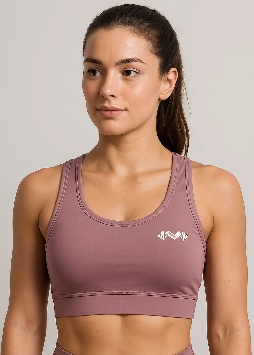 Women’s high-support sports bra for workout and gym