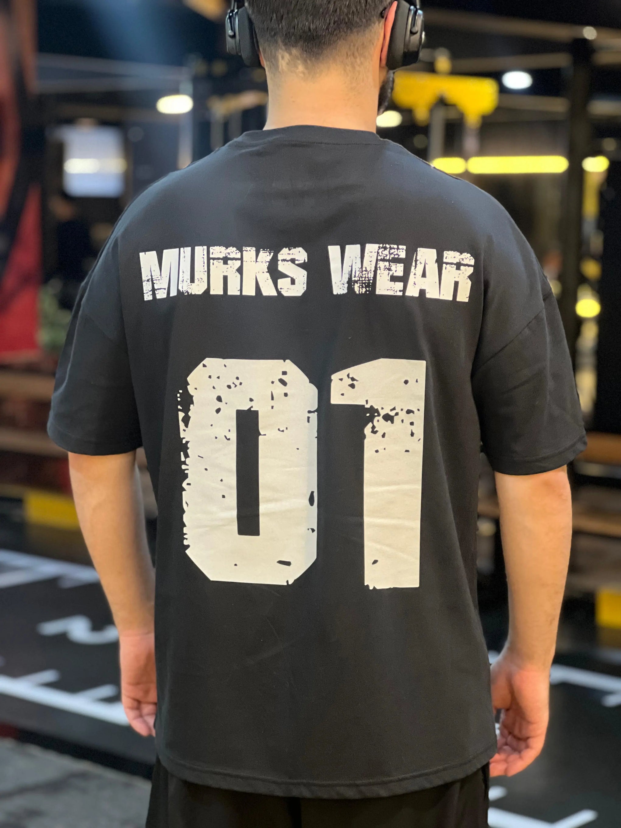 Murks 01 drop-shoulder oversized T-shirt, 
